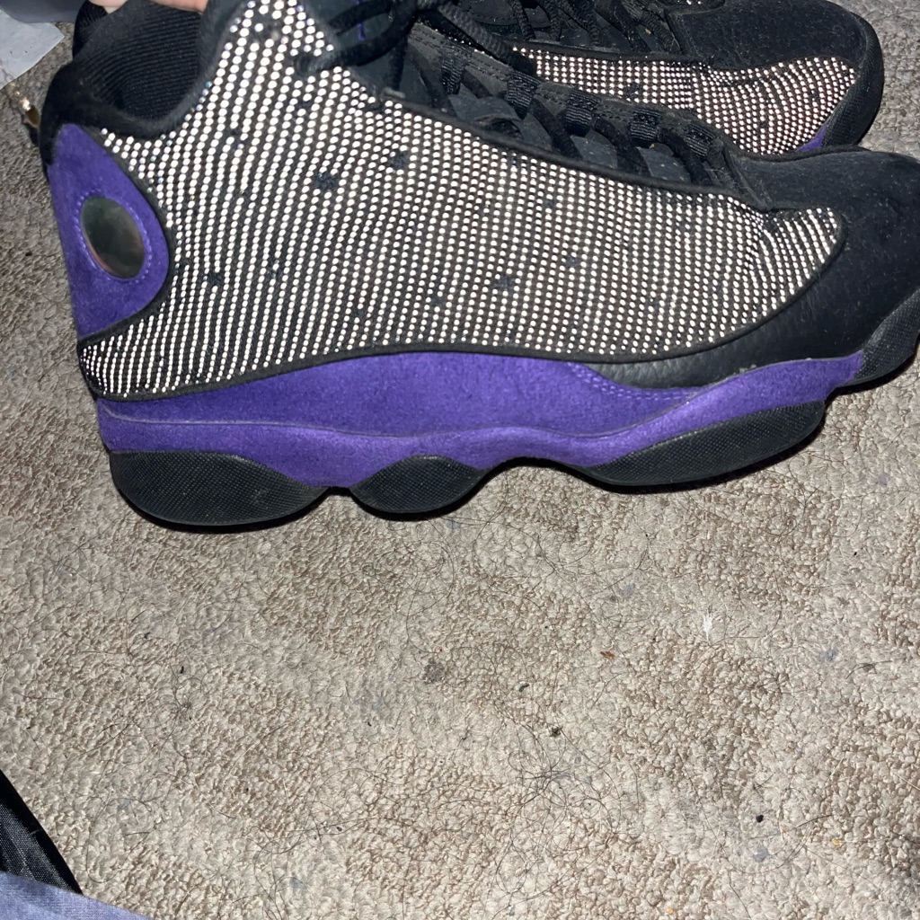 Jordan 13 Retro Court Purple Normal Wear